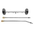 thumbnail image 1 of 16-Inch Pressure Washer Undercarriage Cleaner with Straight Extension Wand & 1/4 Inch Quick Connect for Under Car Cleaning, 1 of 5