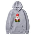 thumbnail image 5 of YOIAVAIOY Women Christmas Hoodies Dwarf Gnome Light Printed Hoody Sweatshirt Xmas Holiday Party Pullover Hoodie, 5 of 5