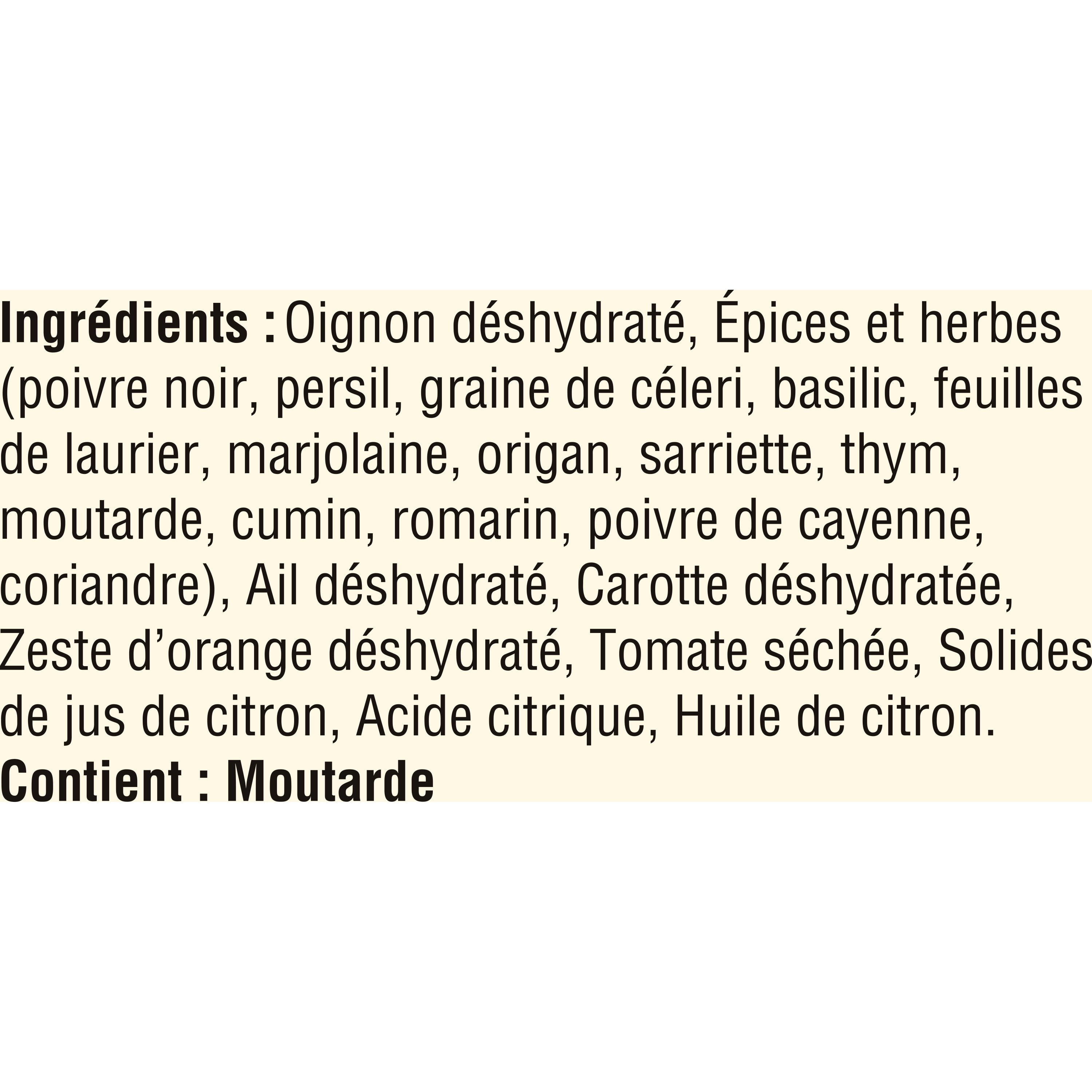 Mélange D'Assaisonnement Original Mrs. Dash Sans Sel. Plus de 20 épices mélangées.