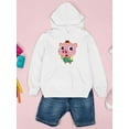 thumbnail image 3 of Pig Eating Popsicles Hoodie Juniors -Image by Shutterstock,  x-Large, 3 of 4