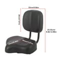 thumbnail image 3 of golytefs Bike Seat with Backrest Adjustable Height Exercise Bike Seat Waterproof Bicycle Saddle Wide Saddle Seat for Men Women Electric Bike, 3 of 9
