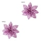 thumbnail image 3 of Naiovety 10 Uds árbol de Navidad flor colgante decoración de Navidad flor artificial hueca ornamento de vacaciones, púrpura violeta 2piezas Naiovety CBP144838, 3 of 6