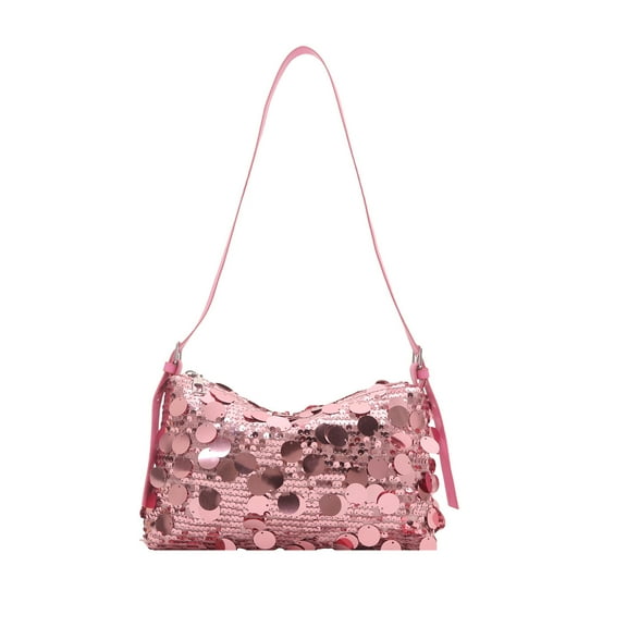 WEGFTDUOP Women's Commuting Casual Crossbody Shoulder Underarm Bag Chain Small Bag