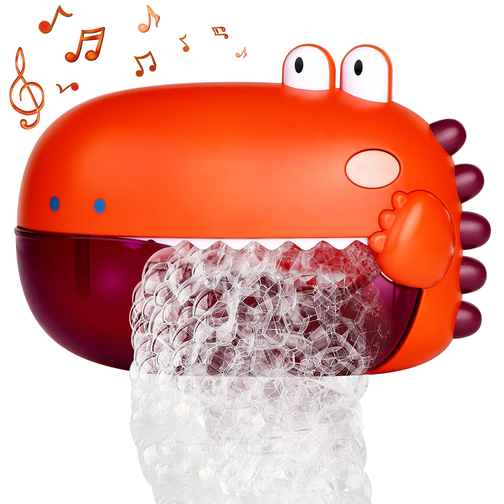  ATAUSD Crab Bubble Bath Maker for Bathtub, Baby Bath Toys for Toddlers  1-3, Bubble Machine with Music,Crab Bath Toys for Toddlers, Babies Kids Bath  Toys Great Gifts for 1-2-3-4-8 Years Girl