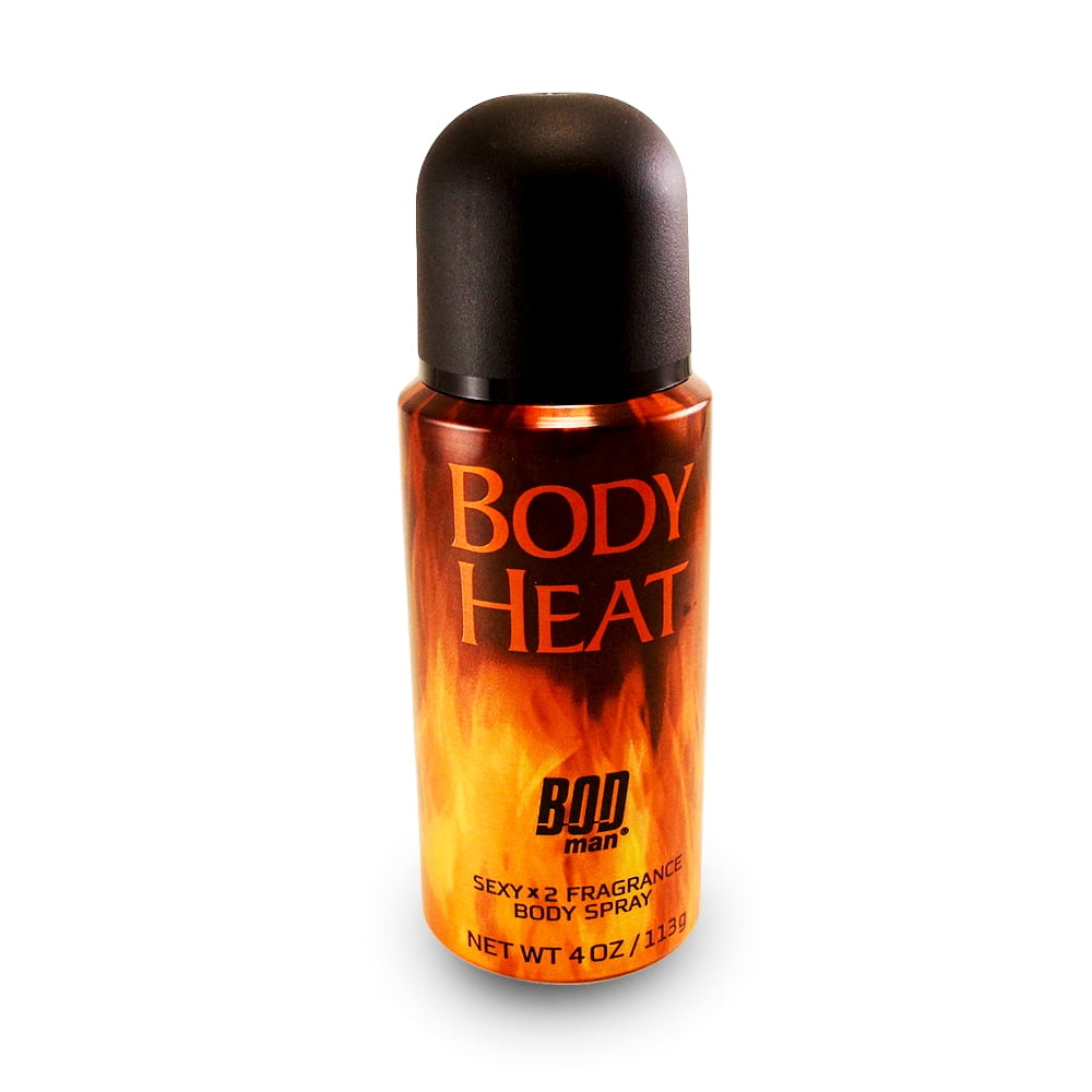 BOD Man Body Heat Sexy Fragrance Deodorant Body Spray, 4 oz