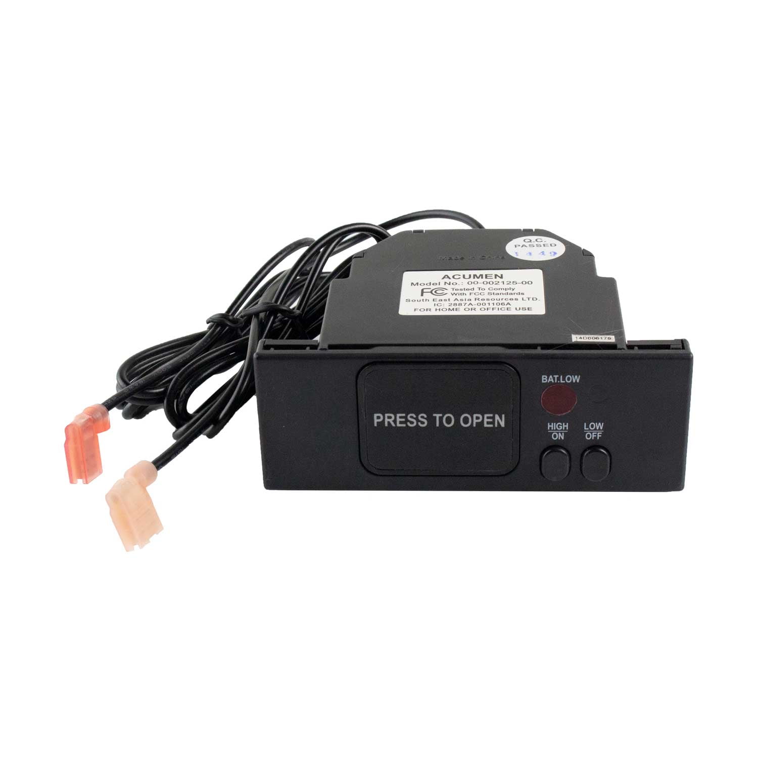 Acumen Rck M Fireplace Remote Control With Flame Adjustment For