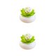 thumbnail image 1 of Bearachild 2020 soporte de flor de loto caja de palillos de caja de almacenamiento de bastoncillos de algodón rosa/verde Type1 NO1, 1 of 6