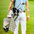 thumbnail image 5 of Pofeuu Lilies Flowers Print Premium Golf Towel with Carabiner Clip Absorbent Microfiber Waffle Pattern Golf Towel for Golf Bag Trolly Belt Loop, 5 of 8