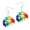The Rainbow Lips, variant on Pride Earrings - Gay Earrings - LGBT Jewelry - Rainbow Earrings - Rainbow Jewelry (The Rainbow Lips)