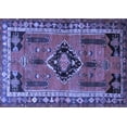 thumbnail image 1 of Ahgly Company Machine Washable Indoor Rectangle Persian Blue Traditional Area Rugs, 7' x 10', 1 of 4
