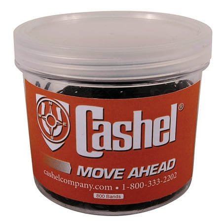 - Cashel 800 Rubber Bands, Horse Mane Braiding (Black)
