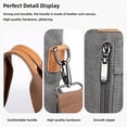 thumbnail image 5 of Canvas Handbag for Women Cloth Tote Shoulder Purses Hobo Casual Crossbody Bag Large Top Handle Shopper Bag, 5 of 7