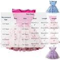 thumbnail image 3 of Kids Girls Floral Embroidered Tulle A-Line Dress with Bow Breathable Summer Party Dress Blue 3T,Size 7 T, 3 of 6