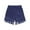 Navy, variant on VEKDONE Velvet Tassels Shorts for Girls Elastic High Waisted Streetwear Shorts Casual Outdoor Solid Color Shorts with Pockets Brown 9 Years