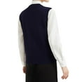 thumbnail image 4 of jinghuiyue Womens Sweater Vest V Neck Sleeveless Knitwear Tops Classic Pullover Vests Casual Business Fashion XL, 4 of 9