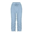 thumbnail image 5 of Perfectbot Women's Drawstring Cargo Capris, Mid Waisted Quick Dry Casual Pants for Spring Summer Travel, 5 of 7