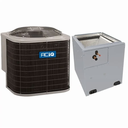 ACiQ 2.5 Ton 13.4 SEER2 Central Air Conditioner System with 17.5 in. Vertical Cased Coil, Single Stage Condenser, R454B