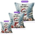 thumbnail image 4 of Merry Christmas Ragdoll Enjoys Catmas Winter Xmas Holiday Pillow Cushion Double Sided Cat Lover Kitten Owner Gifts Idea Throw Pillow - 02022, 4 of 4