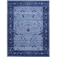 thumbnail image 2 of Unique Loom La Jolla Collection Tone Traditional Area Rug, 9 x 12 Feet, Blue/Navy Blue, 2 of 2
