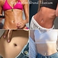 thumbnail image 2 of 14G G23 Titanium Clicker Belly Button Ring  10/12mm Reverse Curved Hoop Navel Barbell Body Piercing Jewelry ZR, 2 of 6