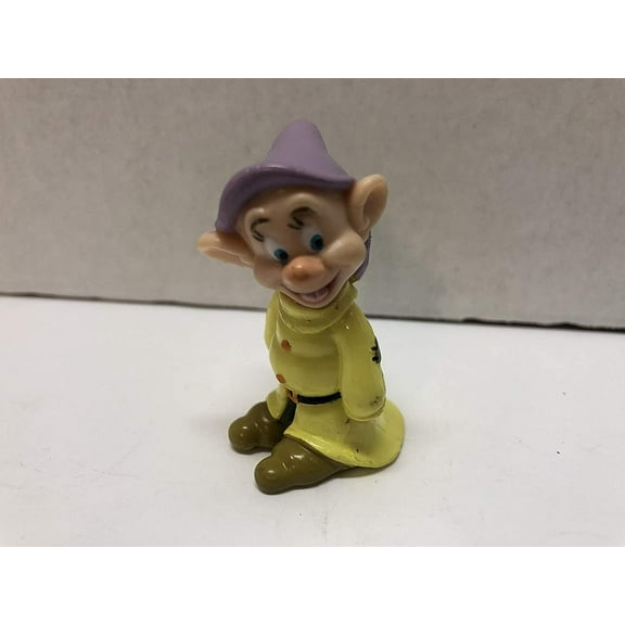 Mu Snow White's Dopey 2 1/4" PVC Cake Topper Figure New