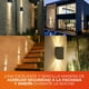 thumbnail image 3 of Lampara Muro Led Exterior Gris 14.5w Luz Suave Cálida Hled-8 Tecnolite, 3 of 5