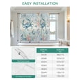 thumbnail image 6 of Coastal Crab Tie Up Curtains for Windows 54 Inch Length Balloon Curtains Kitchen Adjustable Balloon Window Shade Nautical Beach Ocean Conch Coral Starfish Tie Up Bathroom Curtain Window 42"x54", 6 of 6