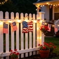 thumbnail image 6 of Fareti 4th of July Flag Ornaments Colorful Window Hanging Decorations Home Wall Decor for Bedroom Patio Indoor Outdoor, 6 of 6