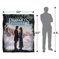 thumbnail image 5 of Princess Bride Blanket, 50"x60", Storybook Love Silky Touch Sherpa Back Super Soft Throw Blanket, 5 of 5