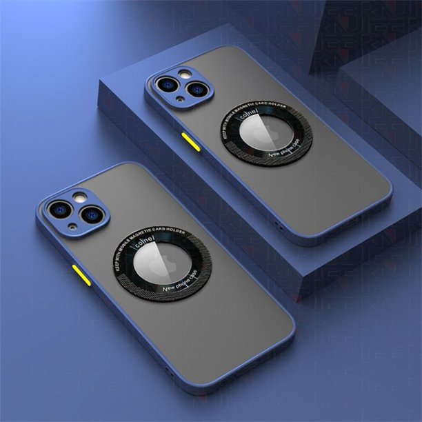 Funda magnética mate de lujo para carga inalámbrica Magsafe, carcasa a prueba de golpes para iPhone 14, 13, 12, 11 Pro Max Mini Fivean unisex