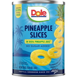 Dole Crushed Pineapple in Heavy Syrup, 8.25 oz, Gluten Free, Juicy