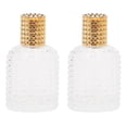 thumbnail image 2 of Botellas de vidrio con atomizador para perfume, 2 piezas de atomizador de perfume de vidrio, botella de atomizador de perfume de vidrio transparente, botellas de vid, 2 of 14