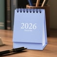 thumbnail image 4 of Ksruee Small Desktop Calendar Jan. 2026 to Jul. 2027 Planner Monthly Desktop Calendar for Workplace Study Workstation Dorm Library Meeting Room, 4 of 9