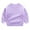 Purple, variant on Toddler Baby Boys Girls Knit Pullover Sweater for 2-8 Years Unisex Thick Warm Knit Tops Solid Colors Fall Winter Jumper Jacket for Kids
