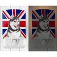 thumbnail image 2 of Caroline's Treasures KJ1161CNL Alaskan Malamute with English Union Jack British Flag Ceramic Night Light, 6x4x3",, 2 of 2