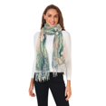 thumbnail image 2 of FORMRS Womens Scarf Winter Soft Long Big Warm Shawls Wrap Tassel Scarves, Floral Forest Pattern, 2 of 9