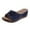 Dark Blue, variant on Slippers for Women,Slippers For Everyday Comfort | Open Toe Floral Design | Casual Wear And Work Entertainment | On Flat Footwear,Womens Slippers,Brown,9