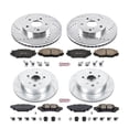 thumbnail image 3 of Power Stop Front and Rear Ceramic Brake Pad and Drilled & Slotted Rotor Kit K6987, 3 of 10