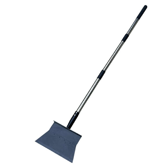 Multifunctional Garden Cleaning Shovel, Stainless Steel Flat Shovel with 55" Adjustable Handle, Heavy-Duty Outdoor Tool for Weeding, Lawn Edging, Digging, and Ice Removal