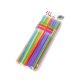 thumbnail image 5 of [Paquete de 50] Pajitas de plástico desechables largas y flexibles para beber - 10,43" de alto - Colores surtidos para suministros para el hogar, fiestas y festividades, 5 of 7