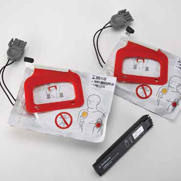 LIFEPAK CR Plus Replacement Kit Includes 1 set of electrode pads, CHARGE-PAK charging unit and discharger QUIK-PAK pacing/defibrillation/ECG pads, 11403-000002