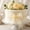 Beige, variant on Gaecuw Wine Fish Tail Ribbon, Wavy Edges Sheer Organza DIY Craft Ribbon, Decorative Tulle for Bouquet Wrapping and Cake Border, Wine