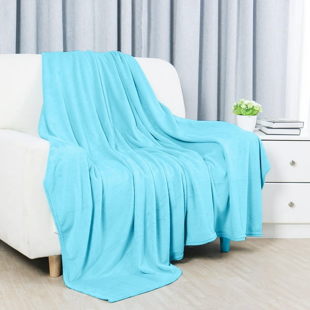 Home Bedroom Warm Soft Microplush Fleece Bed Blanket