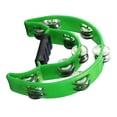 thumbnail image 3 of Musical Percussion Tambourine, Lightweight Sturdy Creativity And Imagination Inspiring Hand Tambourine Bell Handle Design Plastic  For Concert, 3 of 8