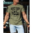 thumbnail image 2 of Gymish Rest Day Workout T-Shirt for Men, Funny Gym Shirts, Lifting T-Shirt, Deadlift Tee, Men's Gym Shirt, Workout Tops, Powerlifting & Bodybuilding Tee, 2 of 6