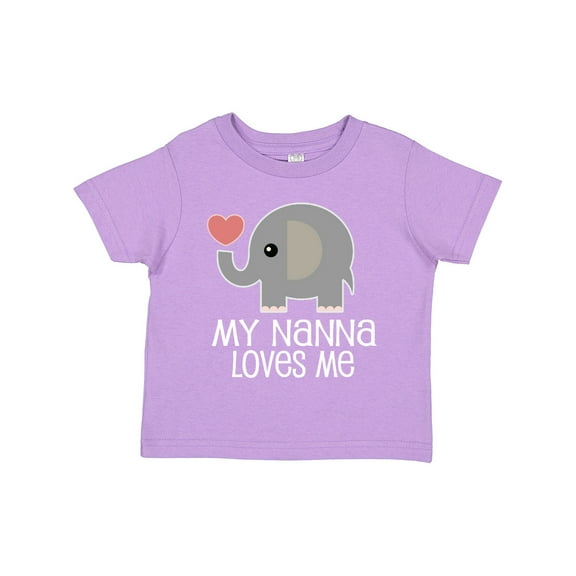 Inktastic Nanna Loves Me Grandchild Boys or Girls Toddler T-Shirt