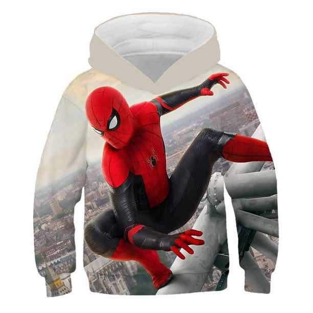 Arvel Spider-man nueva llegada otoño niños niñas sudaderas vengadores estampado 3D Venta caliente niños ropa manga larga deporte camisas 8T zhangmengya CONDUJO