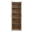 thumbnail image 4 of 24 in. W x 71 in. H x 12 in. D 4-Shelf Wood Freestanding Cabinet in Light Oak, 4 of 8