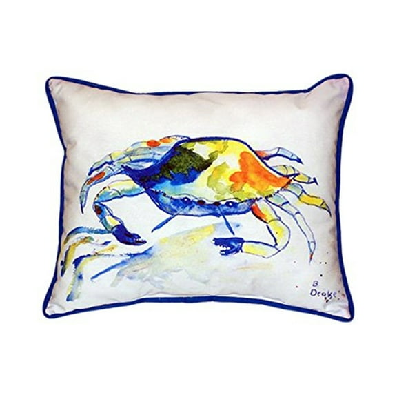 Yellow Crab Large Indoor/Outdoor Pillow 16x20
