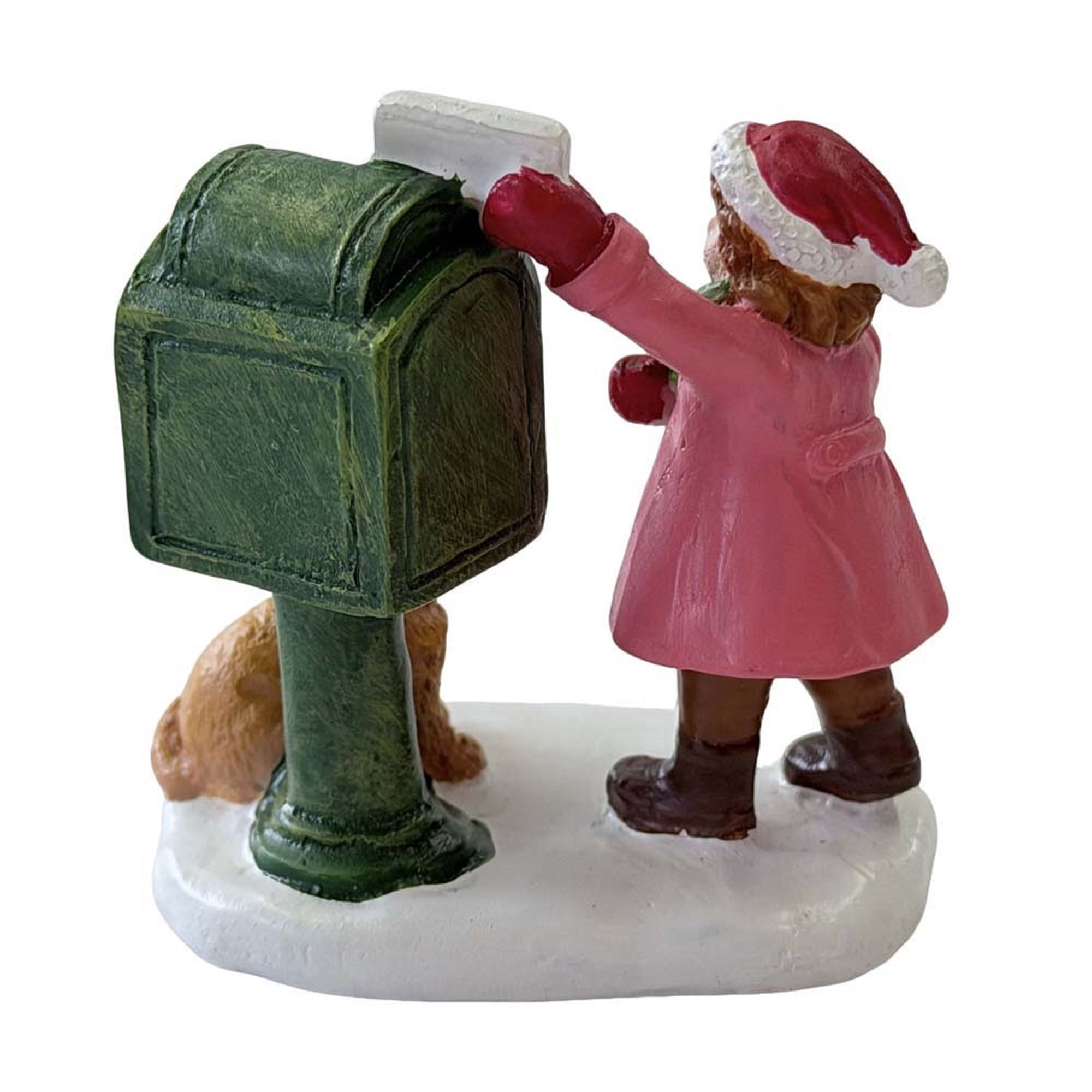 Dear Santa Christmas Village Decorative Figurine, Multicolor, 3", by Holiday Time